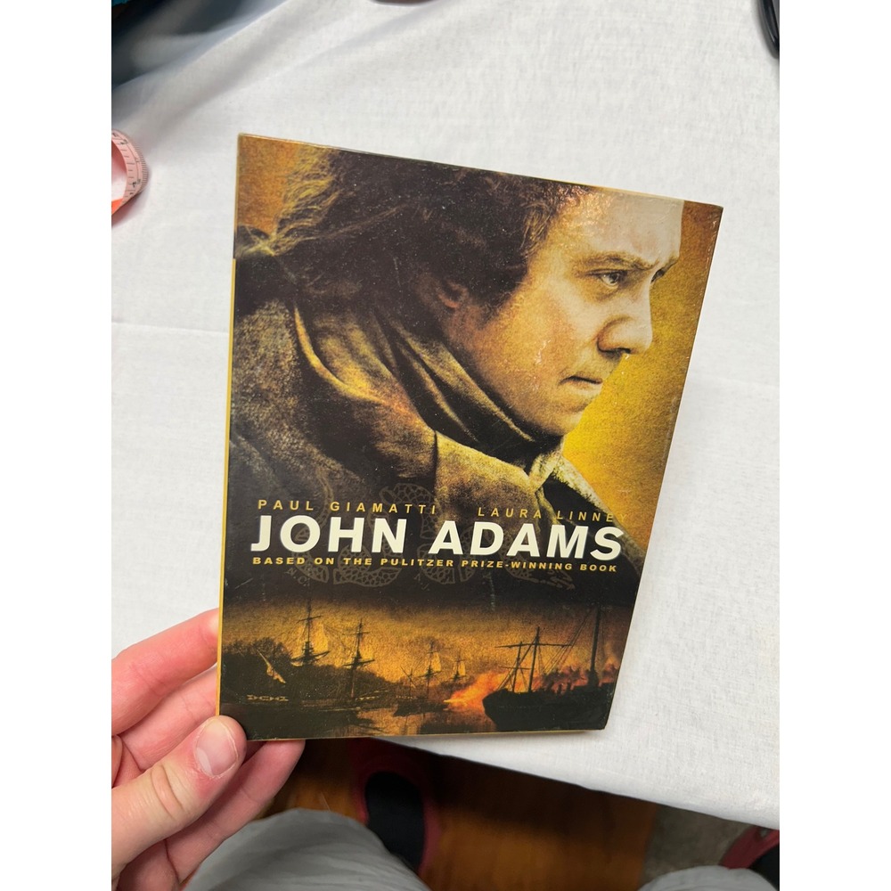 John Adams HBO Miniseries DVD 3-Disc Set Paul Giamatti David McCullough 2008